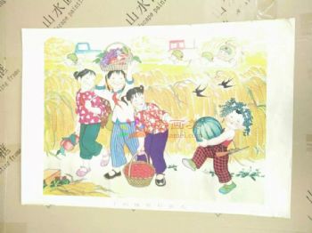 解放初期人物画