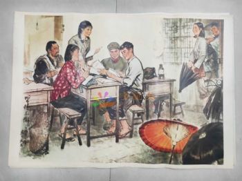 解放初期人物画