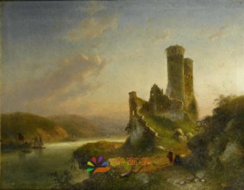 印象风景油画