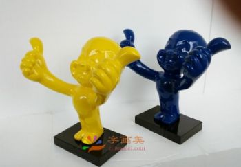 透明树脂雕塑摆件工艺品