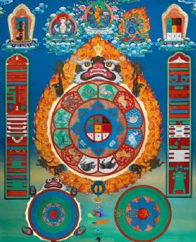 佛像国画唐卡写实工笔人物佛像经典精品人物国画