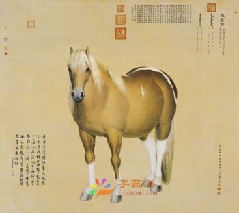 动物国画故宫名画动物写实工笔水墨画经典精品国画