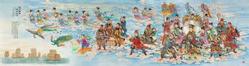 佛像国画唐卡写实工笔人物佛像经典精品人物国画