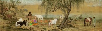 动物国画故宫名画动物写实工笔水墨画经典精品国画