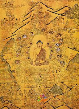 佛像国画唐卡写实工笔人物佛像经典精品人物国画