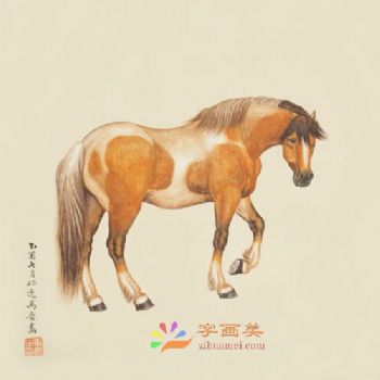 动物国画故宫名画动物写实工笔水墨画经典精品国画