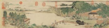 国画故宫名画风景水墨画经典精品国画