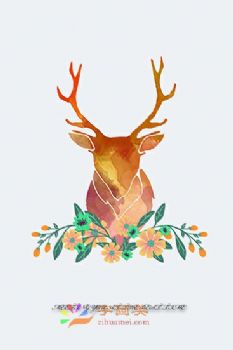儿童画童趣小清晰现代家装装饰画构图高清图片素材图库