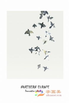 小清新装饰画儿童装饰画现代简约装饰画晶瓷画