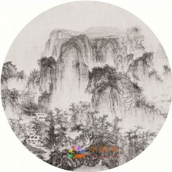 新中式装饰画新中式晶瓷画现代中式装饰画