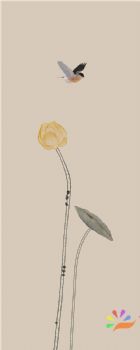 新中式装饰画新中式晶瓷画现代中式装饰画