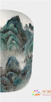 新中式装饰画新中式晶瓷画现代中式装饰画