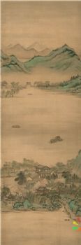 新中式装饰画新中式晶瓷画现代中式装饰画