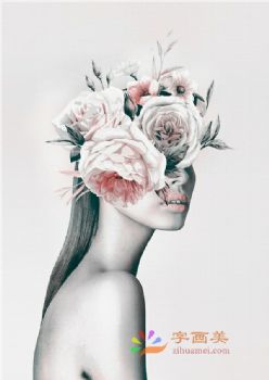 高清人物装饰画人物晶瓷画现代人物装饰画