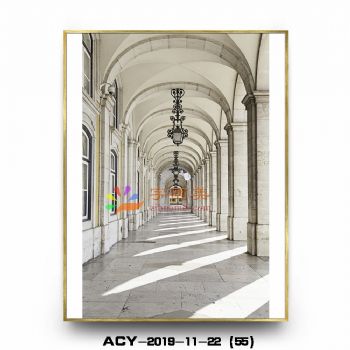 实物效果铝合金边框现代晶瓷画