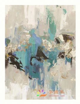 抽象艺术装饰画高清微喷晶瓷画