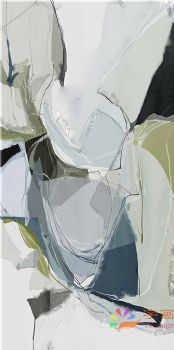 抽象艺术装饰画高清微喷晶瓷画
