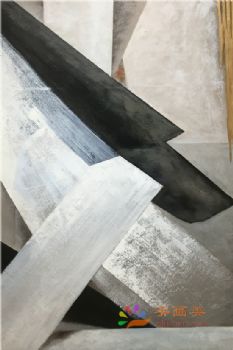抽象艺术装饰画高清微喷晶瓷画