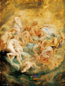 神话题材人物油画欧式古典人物油画基督教人物油画