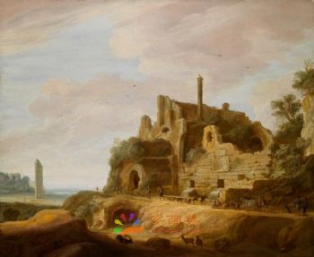 欧式风景油画威尼斯建筑风景油画