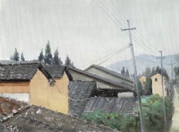 手绘风景油画印象风景油画