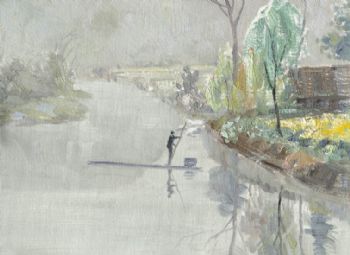 手绘风景油画印象风景油画