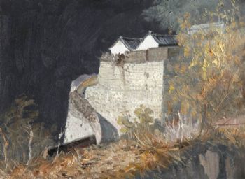 手绘风景油画印象风景油画