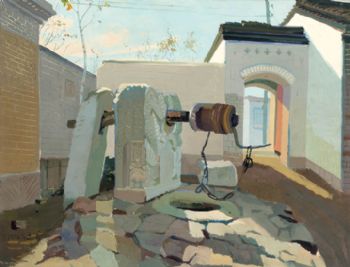 手绘风景油画印象风景油画