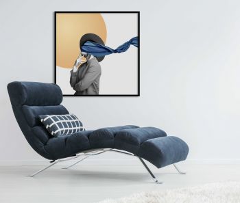 现代风格装饰画效果图