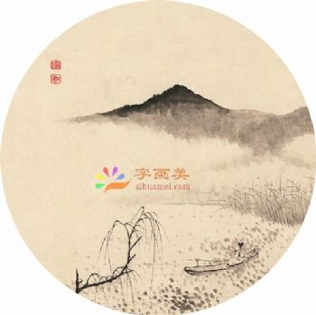 新中式装饰画现代中式晶瓷画高清微喷装饰画