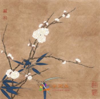 动物国画写实动物水墨国画工笔动物国画