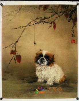 动物国画写实动物水墨国画工笔动物国画