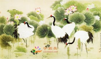 动物国画写实动物水墨国画工笔动物国画