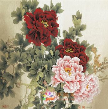 精品花鸟国画工笔花鸟国画方形花鸟水墨画