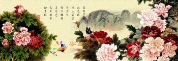 精品花鸟国画工笔花鸟国画方形花鸟水墨画