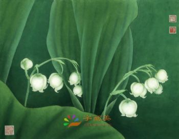精品花鸟国画工笔花鸟国画方形花鸟水墨画