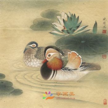 动物国画写实动物水墨国画工笔动物国画