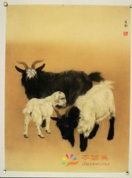 动物国画写实动物水墨国画工笔动物国画