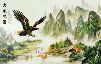 动物国画写实动物水墨国画工笔动物国画