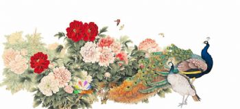 动物国画写实动物水墨国画工笔动物国画