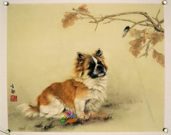 动物国画写实动物水墨国画工笔动物国画
