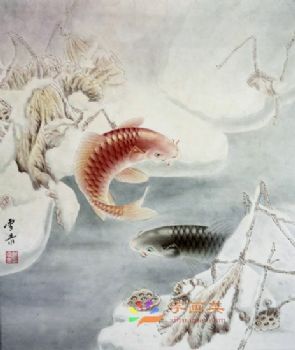 动物国画写实动物水墨国画工笔动物国画