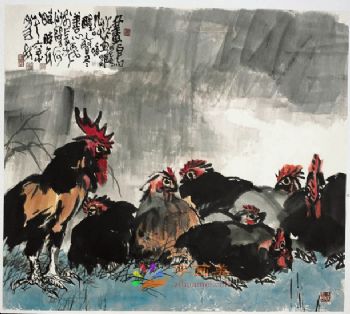 动物国画写实动物水墨国画工笔动物国画