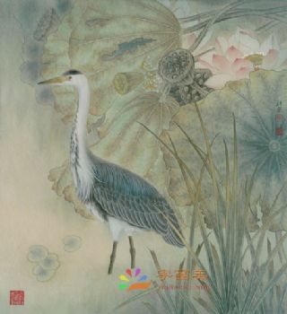 动物国画写实动物水墨国画工笔动物国画