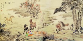 动物国画写实动物水墨国画工笔动物国画