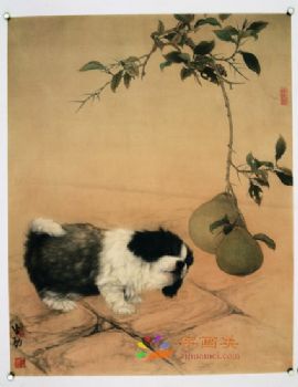 动物国画写实动物水墨国画工笔动物国画