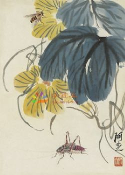 齐白石花鸟国画名家国画名家花鸟国画水墨画