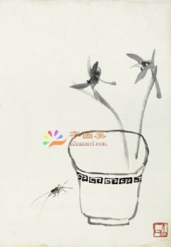 齐白石花鸟国画名家国画名家花鸟国画水墨画