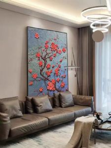 现代印象花卉手绘油画