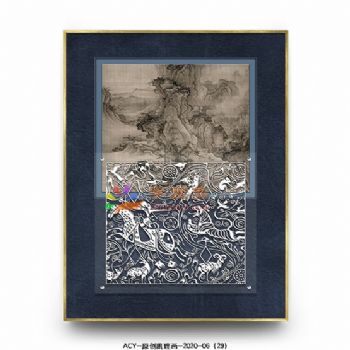3D立体装饰画立体肌理画立体艺术